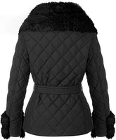 Gray Leather Coat-ladies